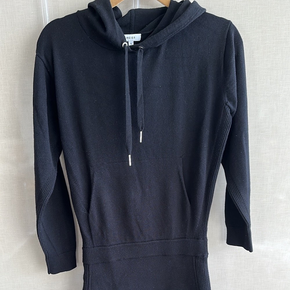 Reiss. Sweater Hooded Dress. Size S.